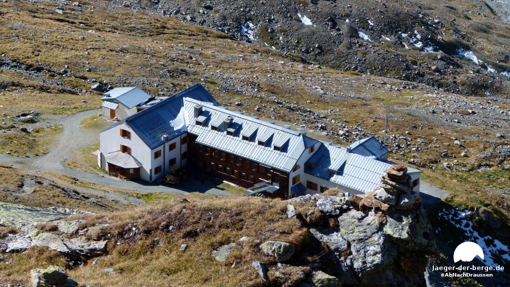 Wanderung zur Wiesbadener Hütte mit PizR6 Überschreitung