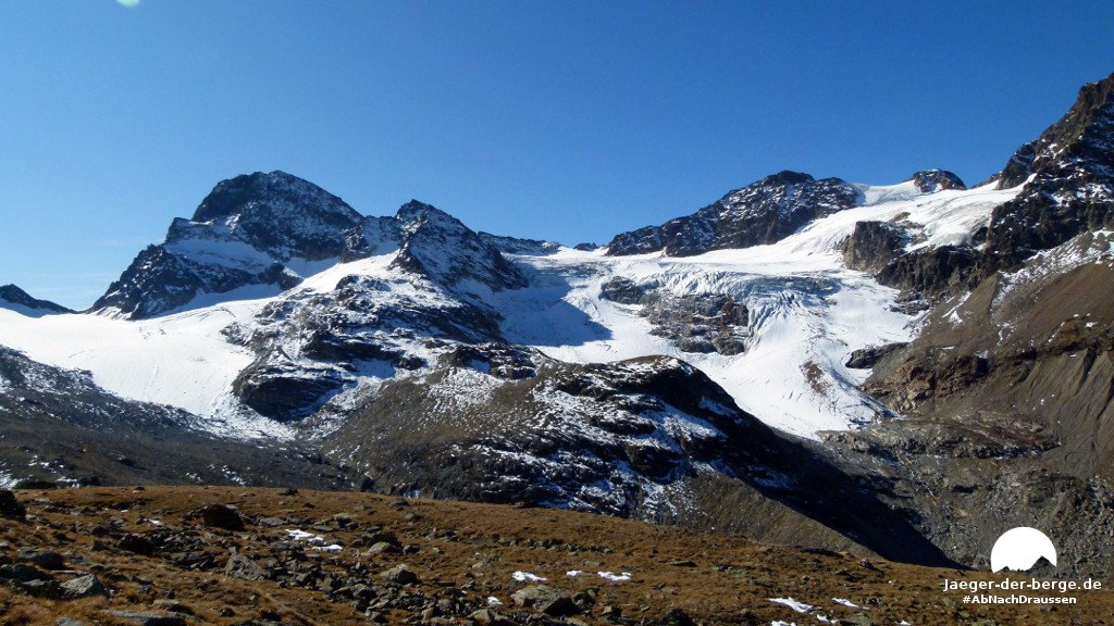 Wanderung zur Wiesbadener Hütte mit PizR6 Überschreitung 