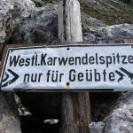 Durch das Dammkar zur Westlichen Karwendelspitze