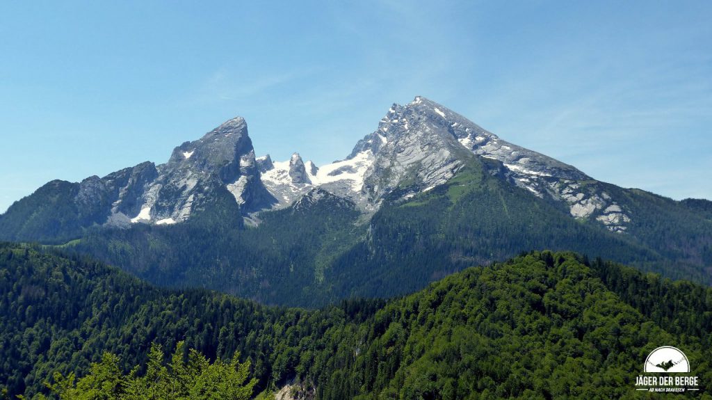 König Watzmann vom Grünstein aus