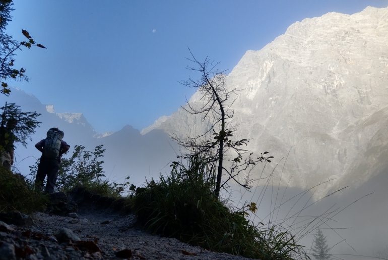 Auf dem Berchtesgadener Weg durch die Watzmann Ostwand Watzmann Ostwand